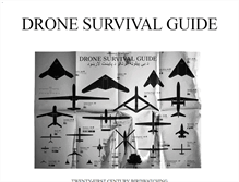 Tablet Screenshot of dronesurvivalguide.org